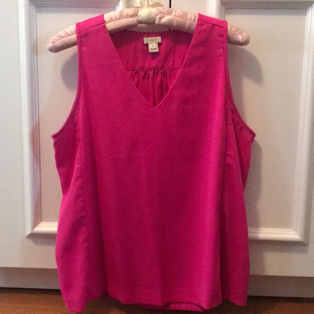 Bright pink JCrew Factory flowy top!